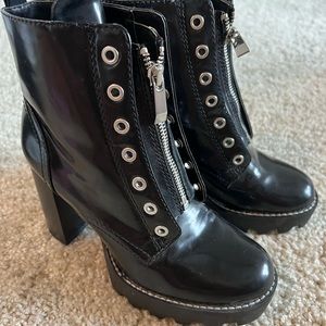 Zara heeled boots